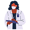 Elderly healthcare doctor